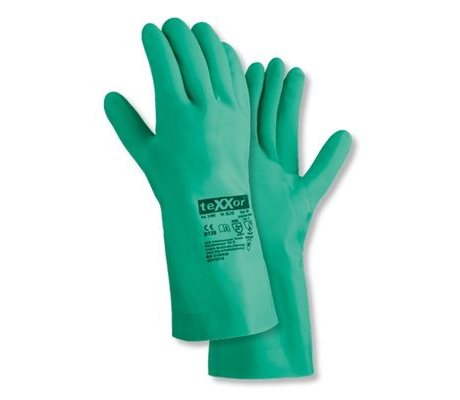 60-780 Nitrilhandschuhe Grün Lang Chemical Protection Gloves